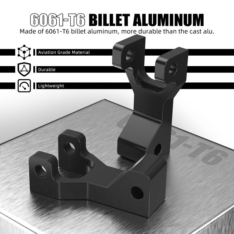 NICECNC ATV 3.5" Track 2" Front Lowering Kit Compatible with Yamaha Raptor 660R 700, YFZ 450, Blaster 200, Banshee 350 YFZ350 87-08, Warrior 350 87-04 Compatible with Honda TRX400EX TRX450R - Image 5